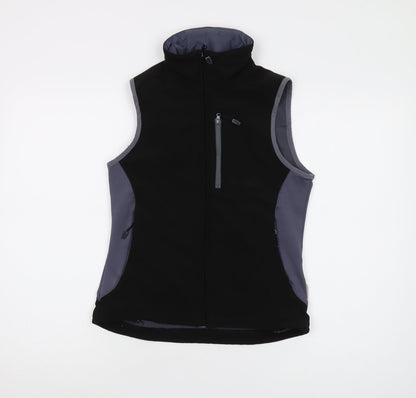 X-ert Preformance Womens Black Jacket Waistcoat Size 8 Zip