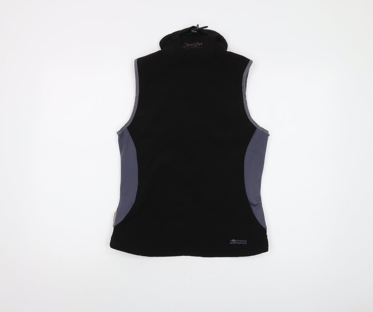 X-ert Preformance Womens Black Jacket Waistcoat Size 8 Zip