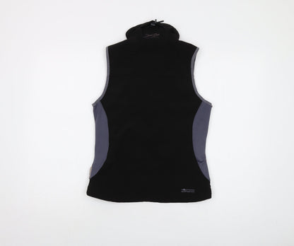 X-ert Preformance Womens Black Jacket Waistcoat Size 8 Zip