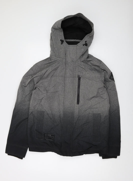 Mens UK Size S Hollister Grey Jacket