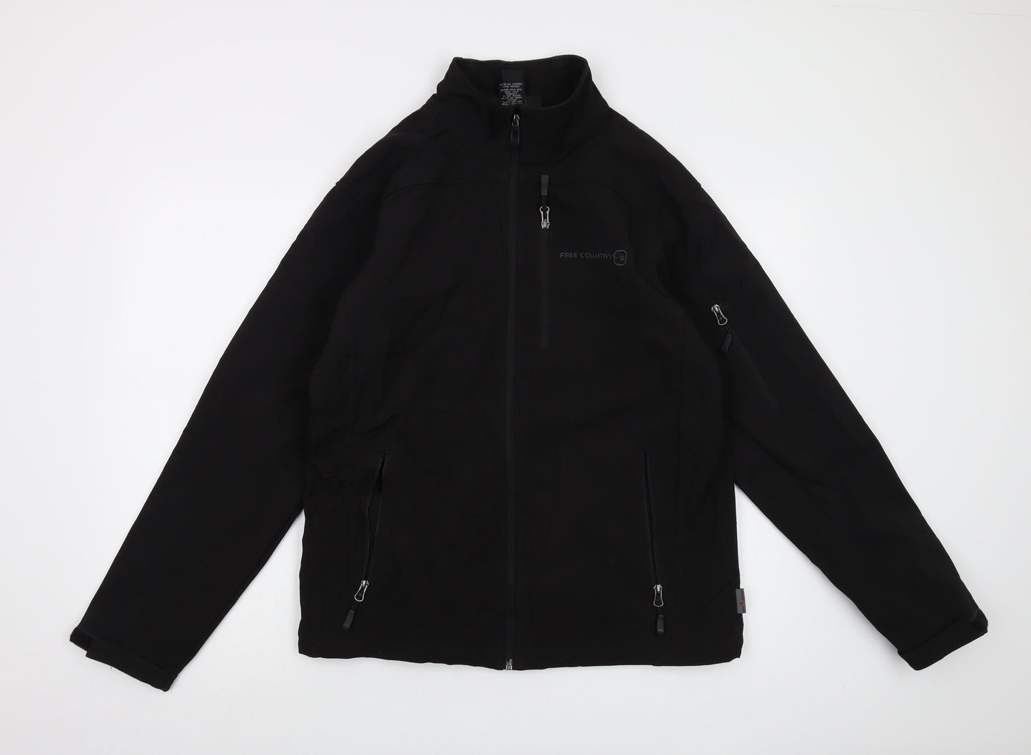 Mens UK Size S Free Country Black Jacket