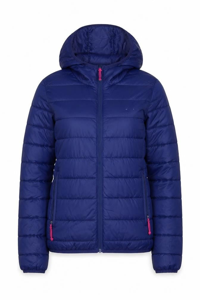 Womens UK Size 8 Freedom Trail Blue Puffer Jacket