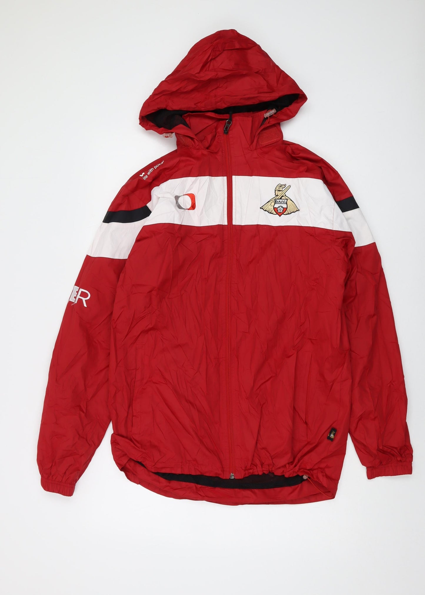 Mens UK Size M Club Doncaster Red Jacket