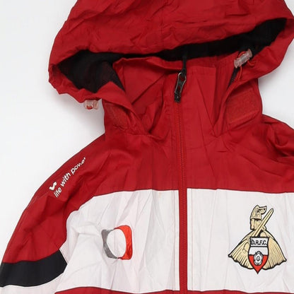 Mens UK Size M Club Doncaster Red Jacket