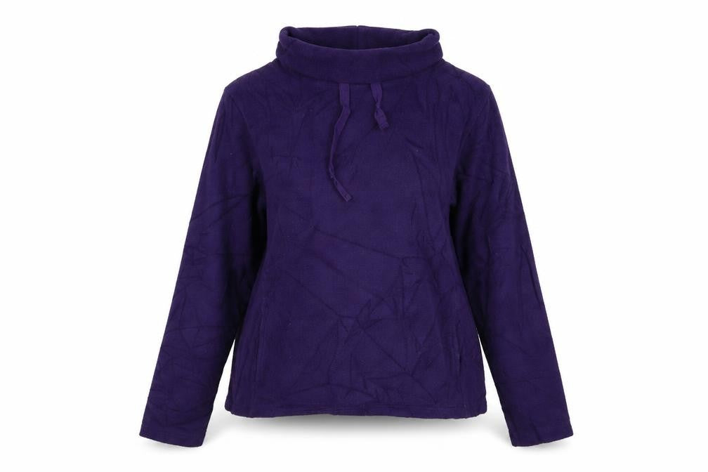 Womens UK Size 14 Cotton Traders Purple Pullover Sweatshirt