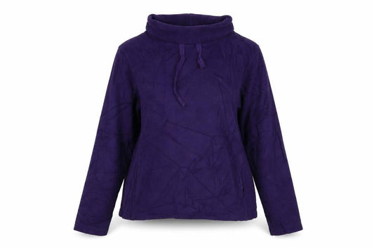 Womens UK Size 14 Cotton Traders Purple Pullover Sweatshirt