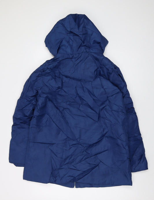 Anna de Lancay Womens Blue Jacket Size S Zip