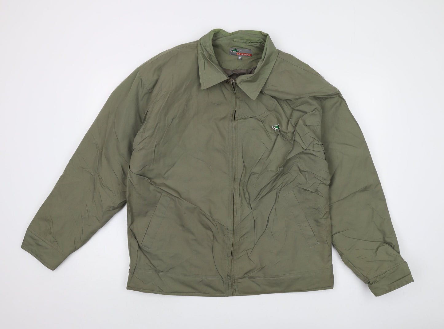 Mens UK Size M Le Shark Green Jacket