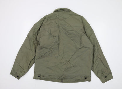Mens UK Size M Le Shark Green Jacket