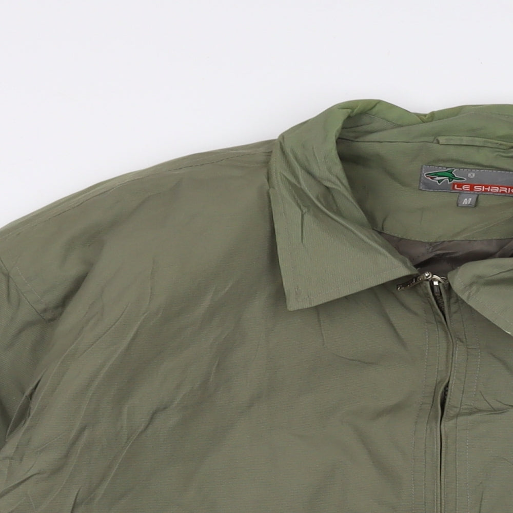Mens UK Size M Le Shark Green Jacket