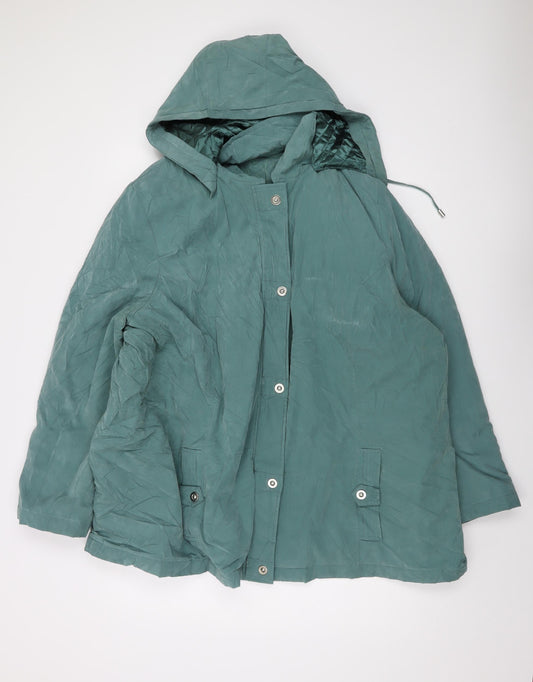 Classics Womens Green Jacket Size XL Zip