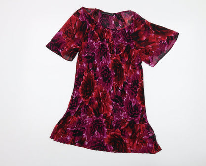 Womens UK Size 12 David Emanuel Pink Basic Blouse