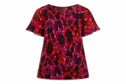 Womens UK Size 12 David Emanuel Pink Basic Blouse