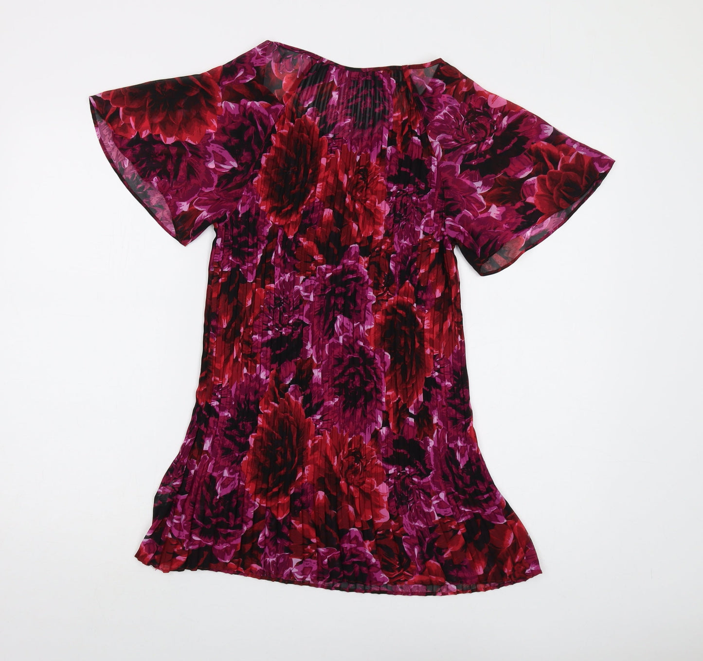 Womens UK Size 12 David Emanuel Pink Basic Blouse