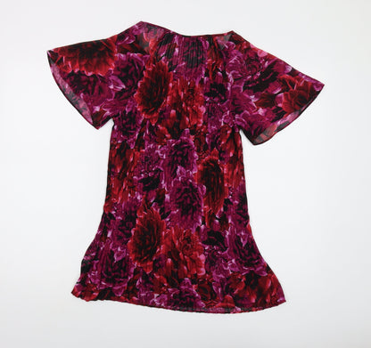 Womens UK Size 12 David Emanuel Pink Basic Blouse
