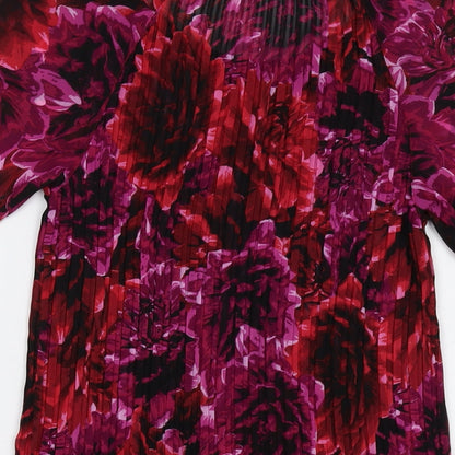 Womens UK Size 12 David Emanuel Pink Basic Blouse