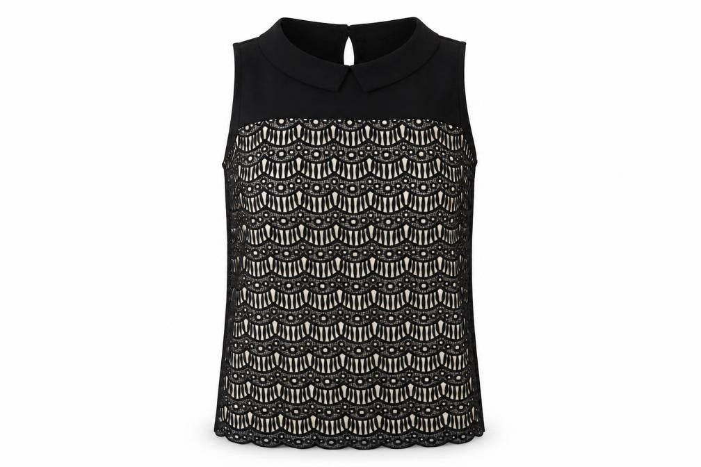 Womens UK Size 8 Principles Black Basic Tank