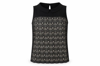 Womens UK Size 8 Principles Black Basic Tank