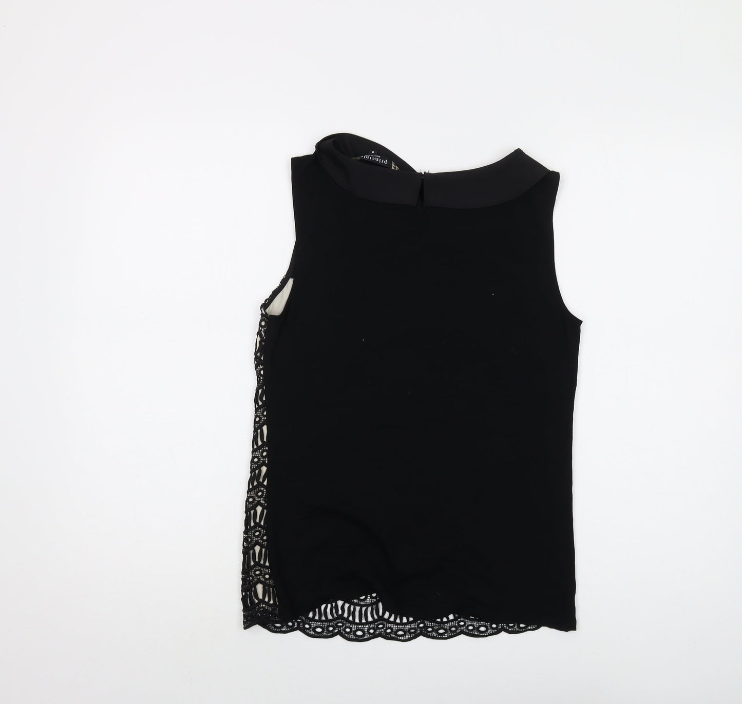 Womens UK Size 8 Principles Black Basic Tank