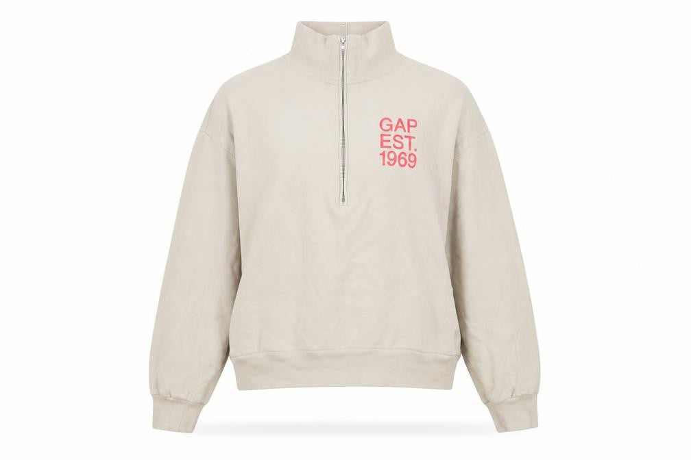 Womens UK Size S Gap Beige Pullover Sweatshirt
