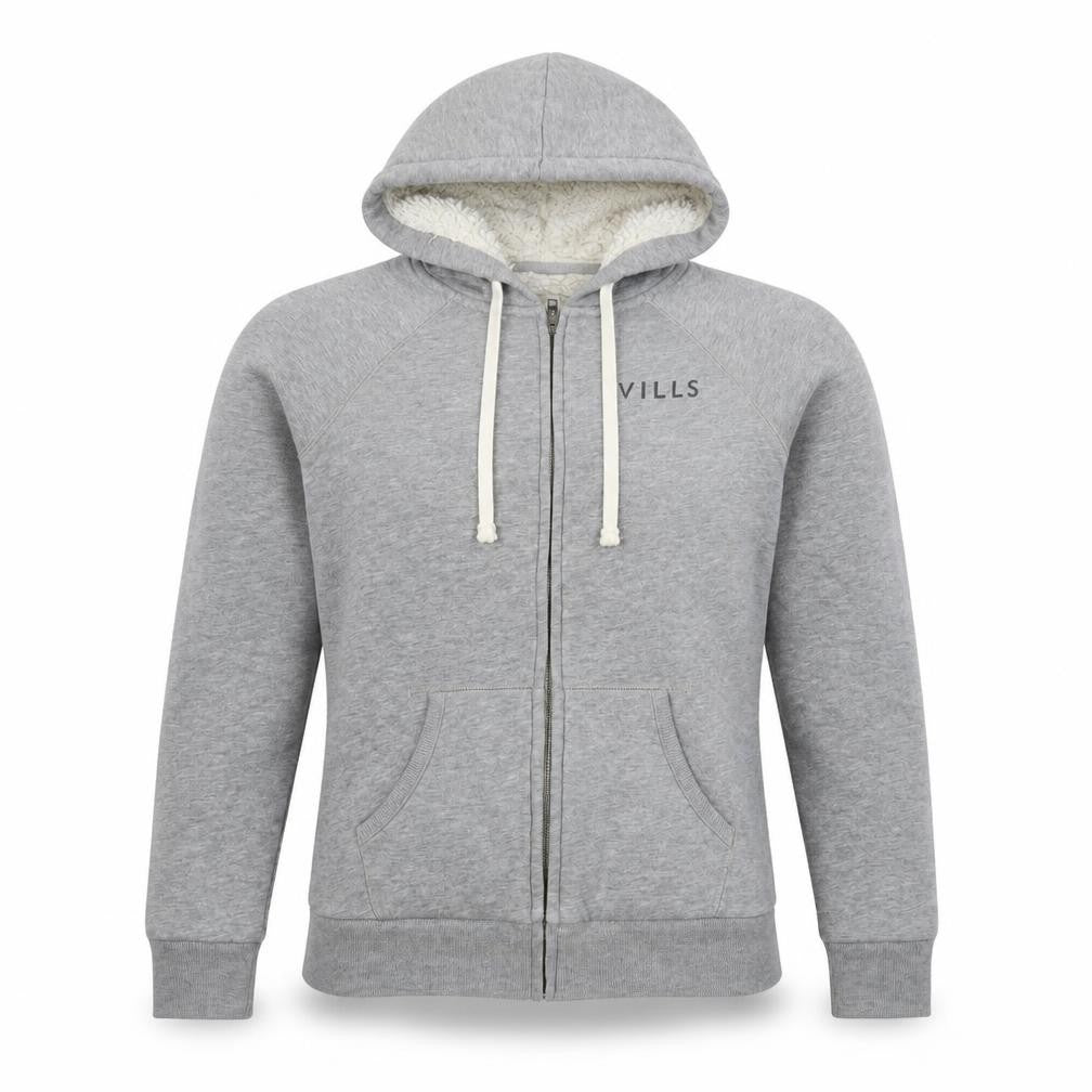 Womens UK Size 8 Jack Wills Grey Full Zip Hoodie