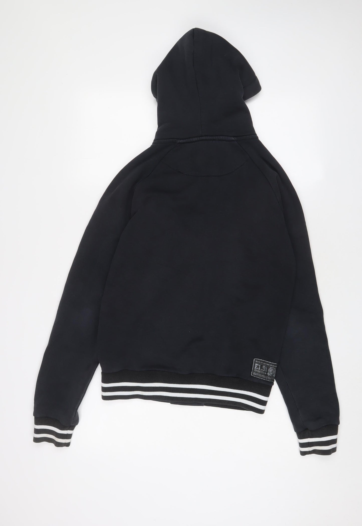 Mens UK Size S Criminal Damage Blue Pullover Hoodie