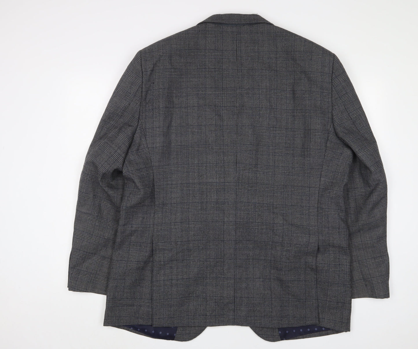 Mens UK Size 48 Brook Taverner Regular Grey Suit Jacket
