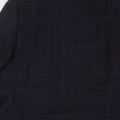 Mens UK Size 48 Brook Taverner Regular Blue Suit Jacket