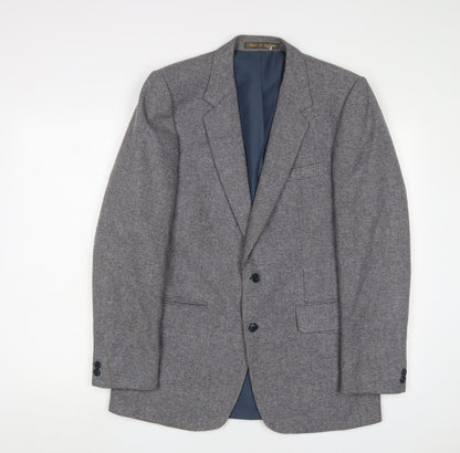 Mens UK Size 40 Burton Regular Grey Suit Jacket