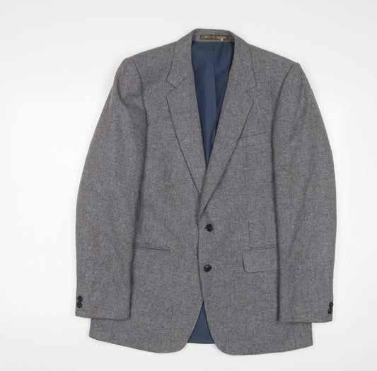 Mens UK Size 40 Burton Regular Grey Suit Jacket