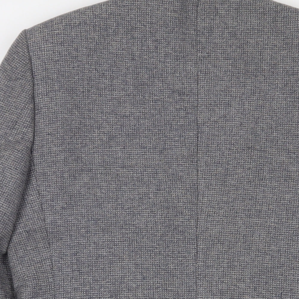 Mens UK Size 40 Burton Regular Grey Suit Jacket