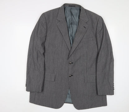 Mens UK Size 44 Brook Taverner Regular Grey Suit Jacket
