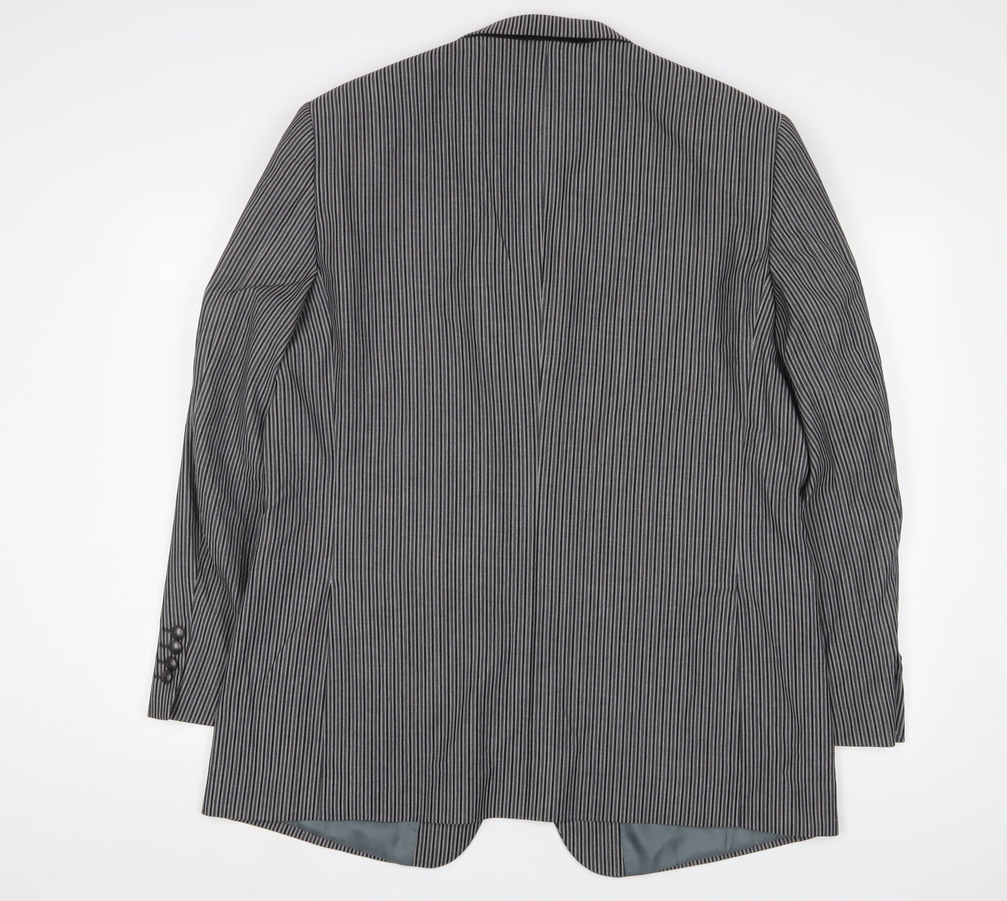 Mens UK Size 44 Brook Taverner Regular Grey Suit Jacket