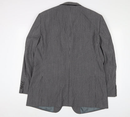 Mens UK Size 44 Brook Taverner Regular Grey Suit Jacket