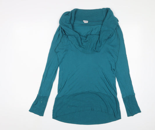 Womens UK Size 12 Oasis Blue Pullover Jumper