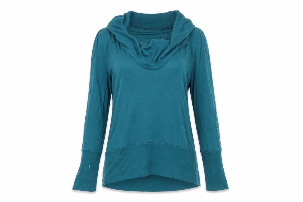 Womens UK Size 12 Oasis Blue Pullover Jumper
