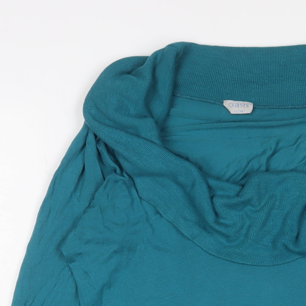 Womens UK Size 12 Oasis Blue Pullover Jumper