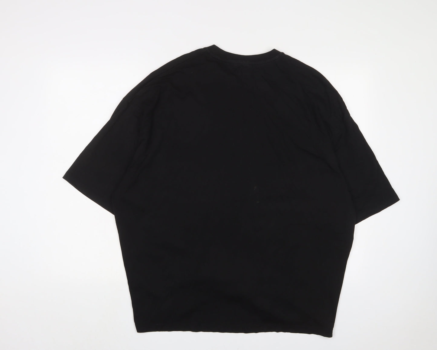Womens UK Size L ASOS Black Basic T-Shirt