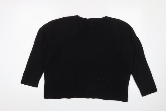Womens UK Size 12 Yumi Black Pullover Jumper