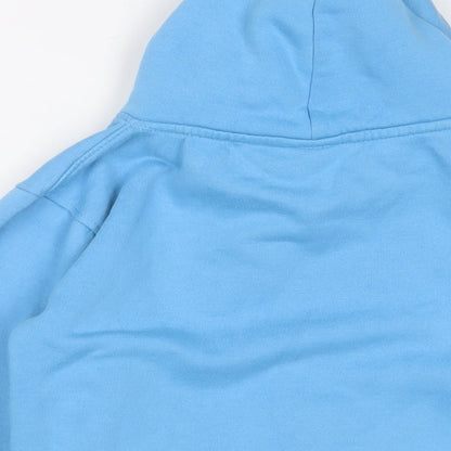 Conwyn Castle Boys Blue Cotton Pullover Hoodie Size 9-10 Years Pullover