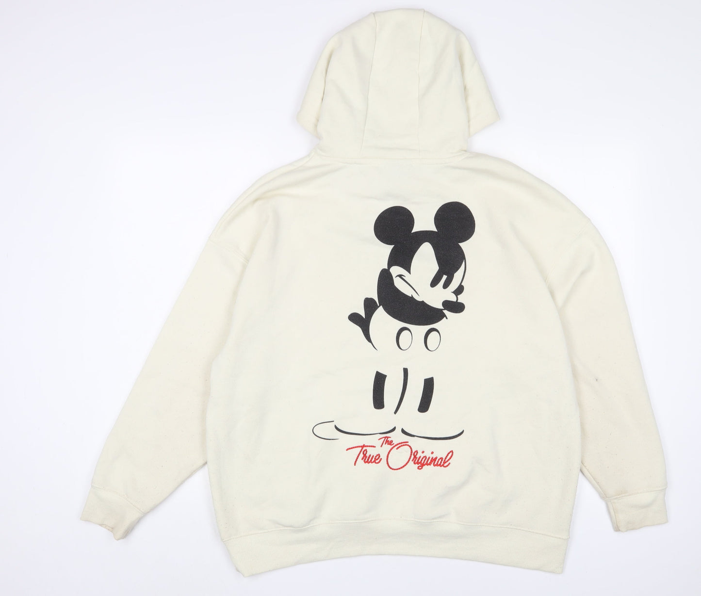 Womens UK Size S Disney Beige Pullover Hoodie