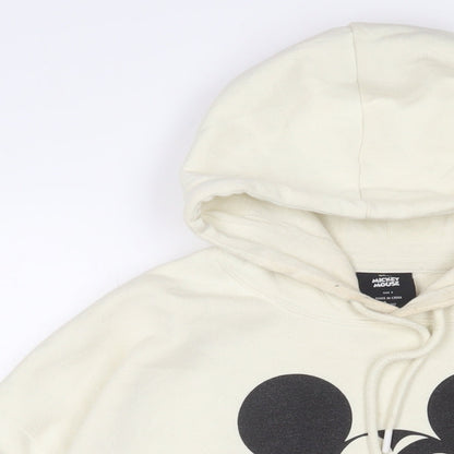 Womens UK Size S Disney Beige Pullover Hoodie