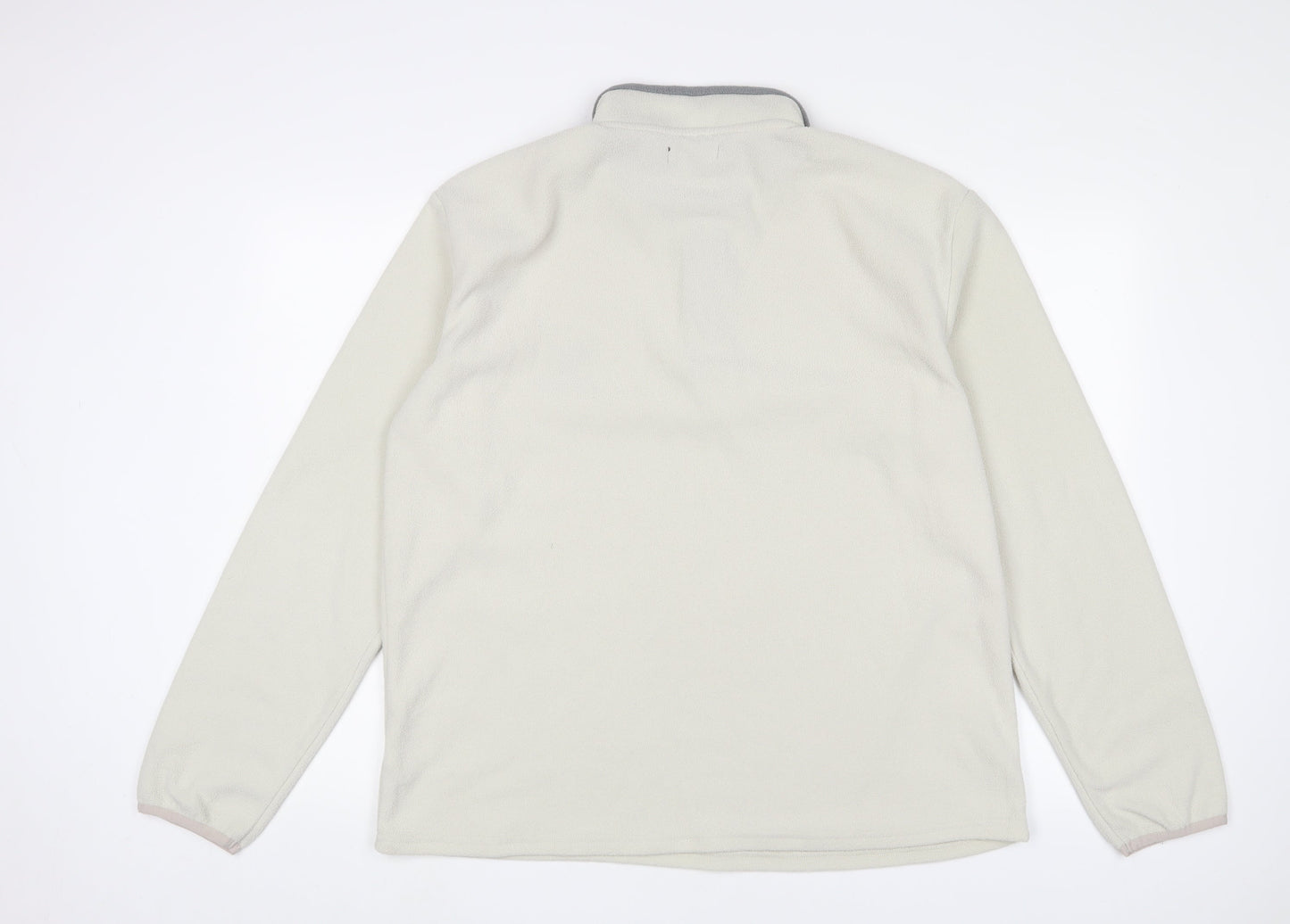 Mens UK Size M Atlas Beige Pullover Sweatshirt