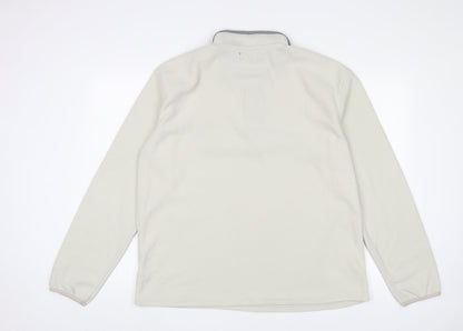 Mens UK Size M Atlas Beige Pullover Sweatshirt