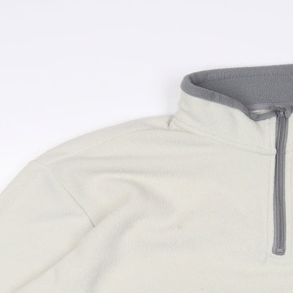Mens UK Size M Atlas Beige Pullover Sweatshirt