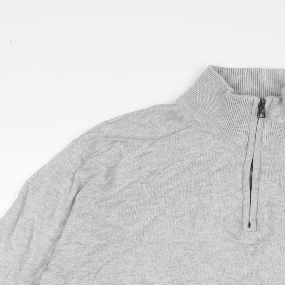 Womens UK Size L Crew Clothing Grey Pullover Jumper