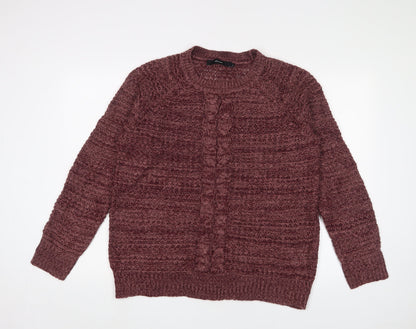 Womens UK Size L VERO MODA Purple Pullover Jumper