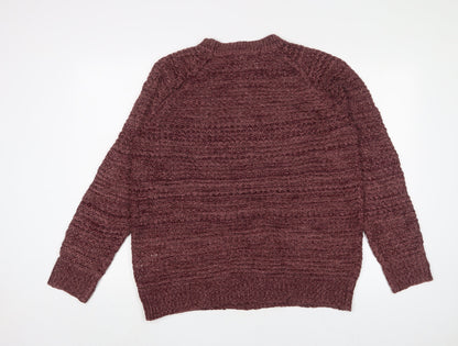 Womens UK Size L VERO MODA Purple Pullover Jumper