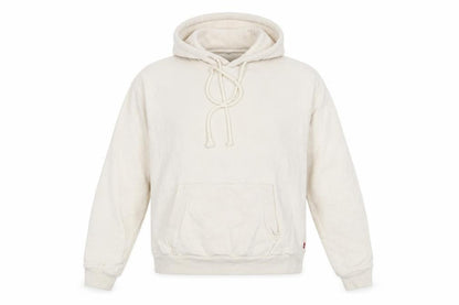 Mens UK Size M Levi's White Pullover Hoodie