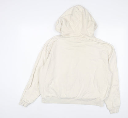 Mens UK Size M Levi's White Pullover Hoodie